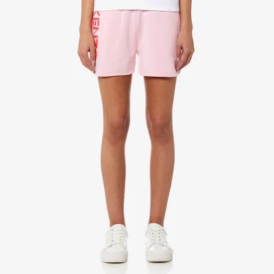 KENZO Women's Light Cotton Molleton Shorts - Flamingo Pink