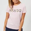 KENZO Women's Light Cotton Single Jersey Floral Logo T-Shirt - Flamingo Pink - Image 1