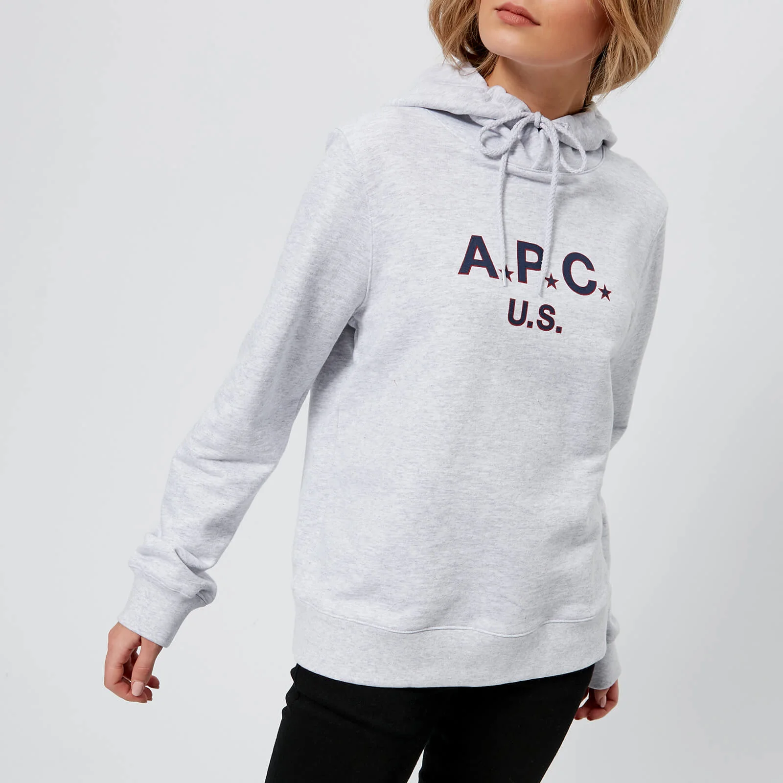 A.P.C. Women's U.S. Hoody Sweatshirt - Grey Image 1