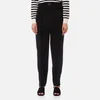 A.P.C. Women's Isa Trousers - Black - Image 1