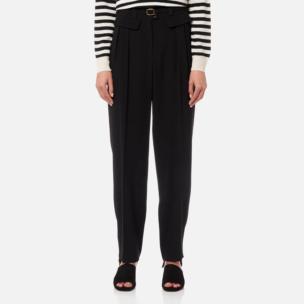 A.P.C. Women's Isa Trousers - Black Image 1