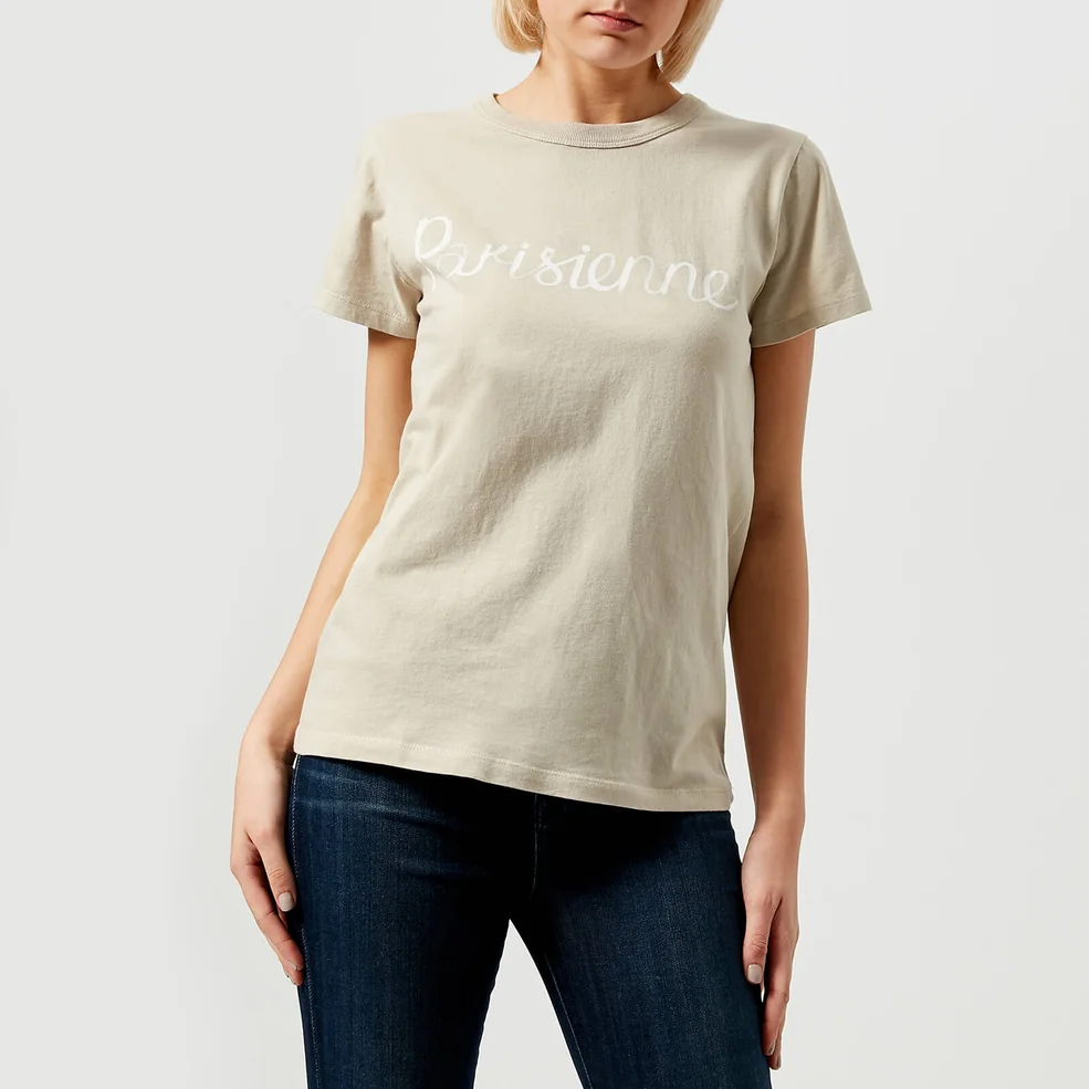 Maison Kitsuné Women's Parisienne T-Shirt - Grey Image 1