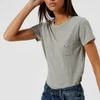 Maison Kitsuné Women's Tricolor Fox T-Shirt - Grey Melange - Image 1