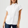 Emporio Armani Women's 3/4 Button Shirt - White - Image 1