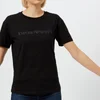 Emporio Armani Women's Logo T-Shirt - Black - Image 1