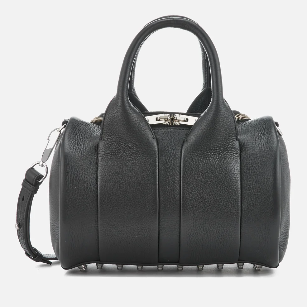 Alexander Wang Women's Rockie Studded Pebble Leather Bag - Black Image 1