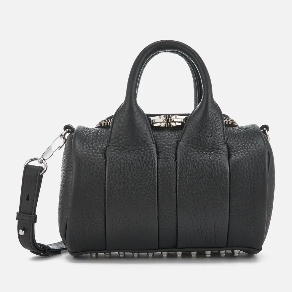 Alexander Wang Women's Mini Rockie Studded Pebble Leather Bag - Black Image 1