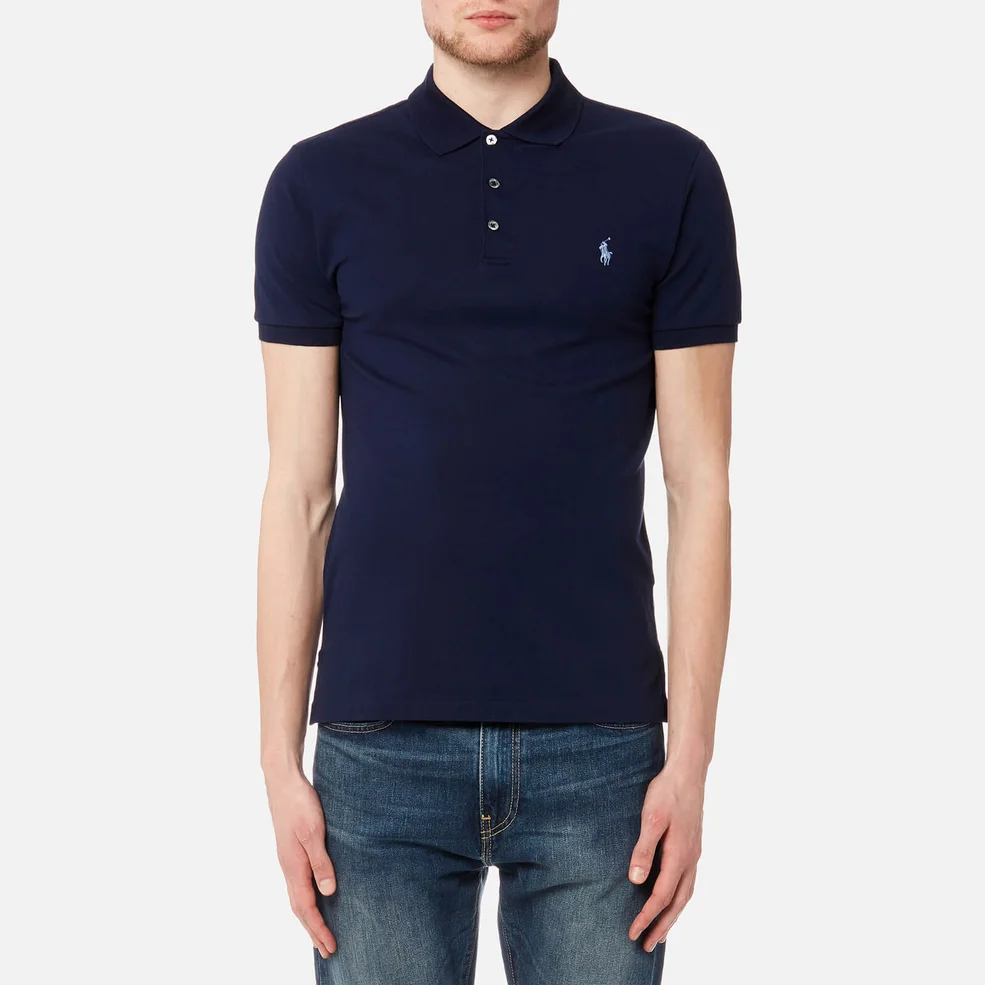 Polo Ralph Lauren Men's Slim Fit Polo Shirt - French Navy Image 1