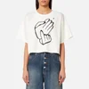 MM6 Maison Margiela Women's American Jersey Hand T-Shirt - White - Image 1