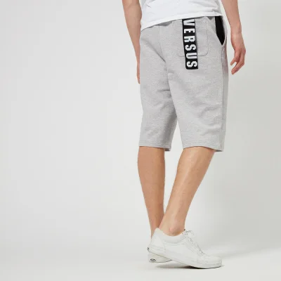 Versus Versace Men's Pocket Logo Sweat Shorts - Grey/Black