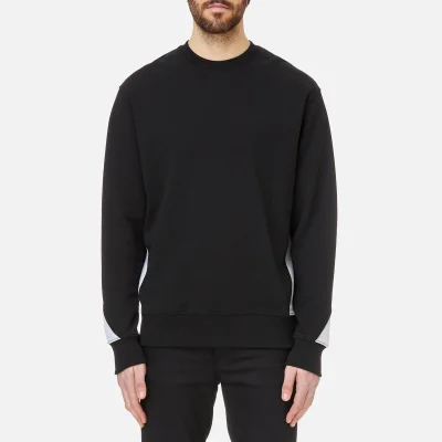 Versus Versace Men's Collar Logo Sweatshirt - Black/Grey