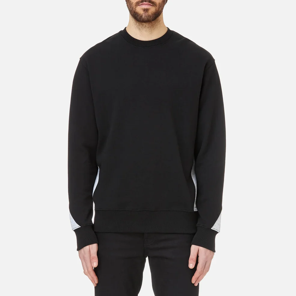 Versus Versace Men's Collar Logo Sweatshirt - Black/Grey Image 1