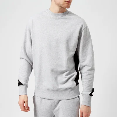 Versus Versace Men's Collar Logo Sweatshirt - Grey/Black