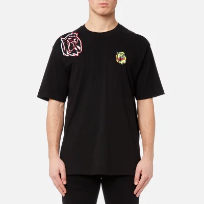 Versus Versace Men's Neon Patch T-Shirt - Black