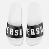 Versus Versace Men's High Sole Slide Sandals - Black/Optic White - Image 1