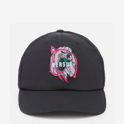 Versus Versace Men's Neon Logo Cap - Black/Fuxia