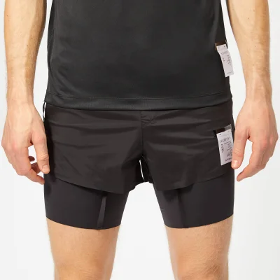 Satisfy Men's Short Distance 8 Inch Shorts - Black Silk
