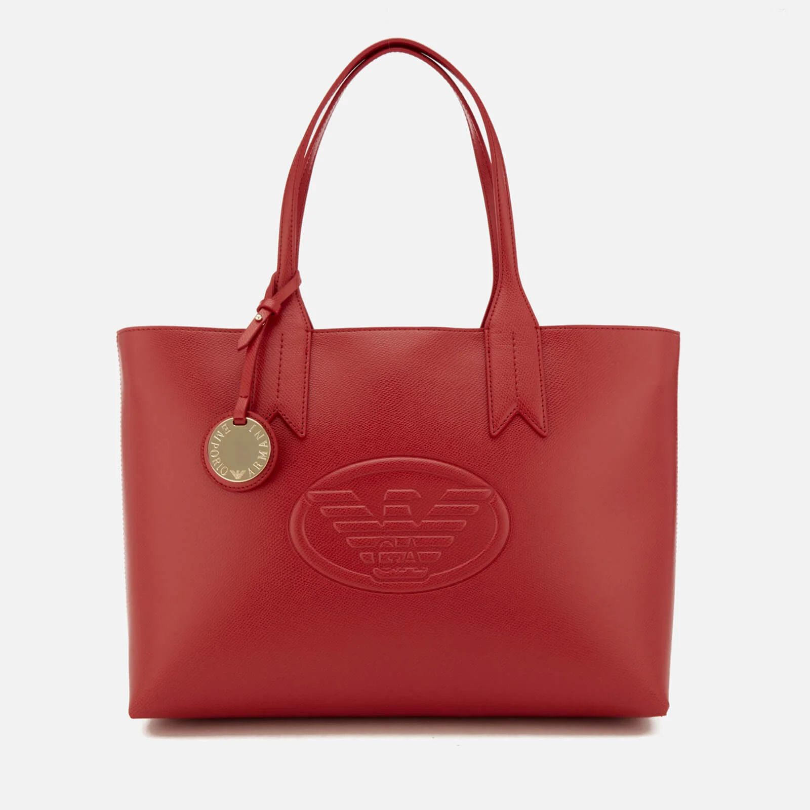 Emporio Armani Women's Shopping Bag - Red Image 1