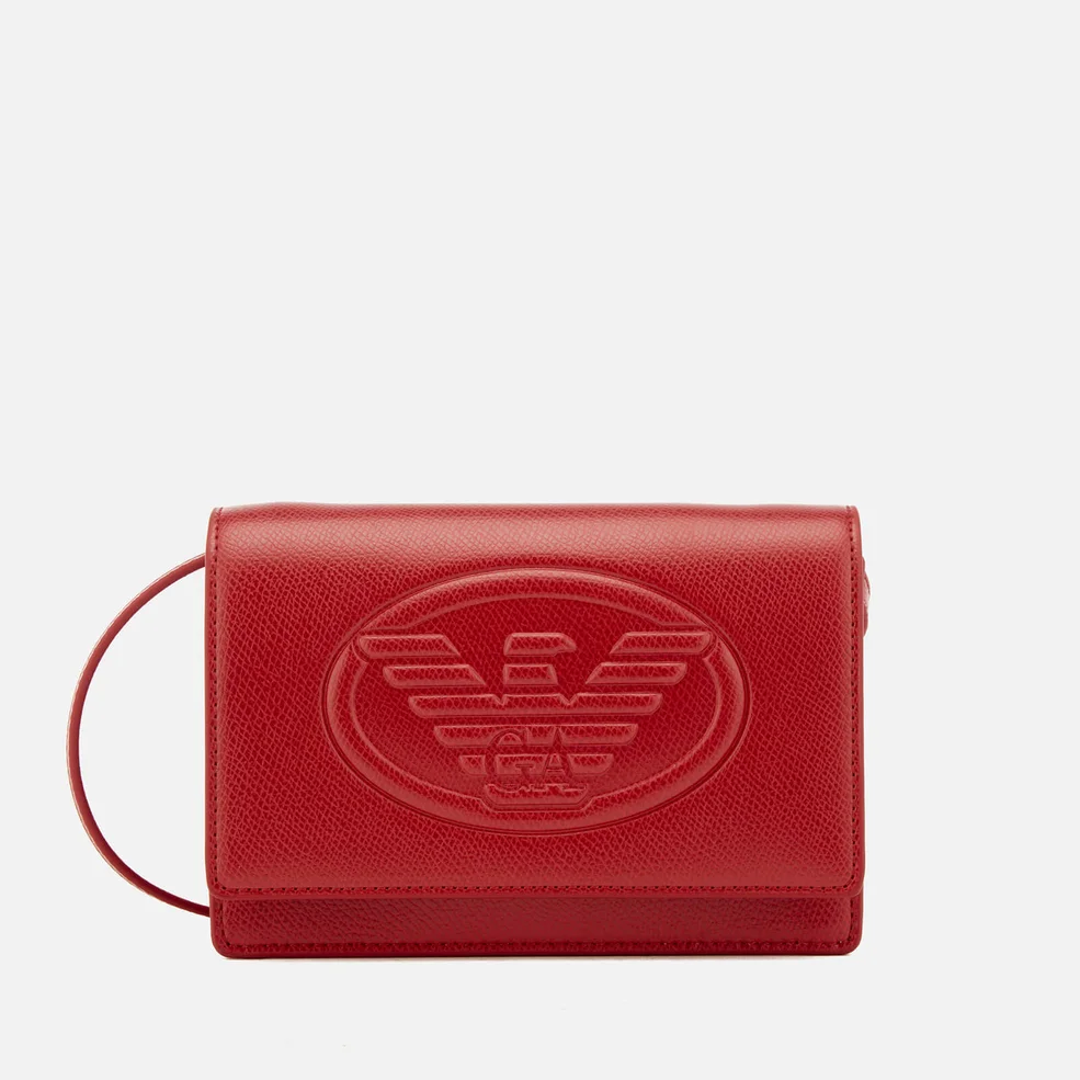 Emporio Armani Women's Sling Bag - Red Image 1