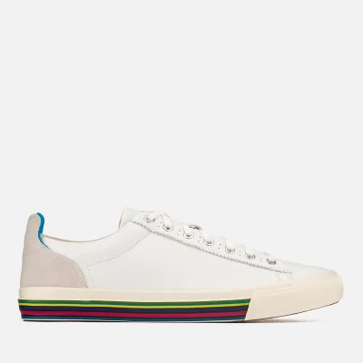 PS by Paul Smith Men's Hooper Leather Cupsole Trainers - White