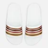 Paul Smith Women's Rubina Stripe Front Slide Sandals - White - Image 1