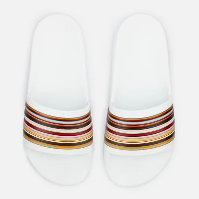 Paul Smith Women's Rubina Stripe Front Slide Sandals - White