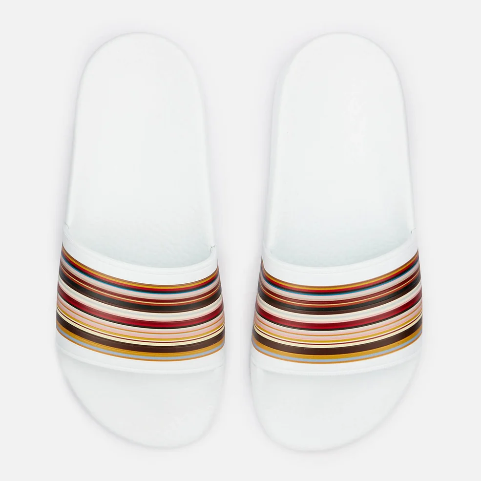 Paul Smith Women's Rubina Stripe Front Slide Sandals - White Image 1