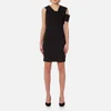 Helmut Lang Women's Asymmetric Scuba Dress - Black - Image 1