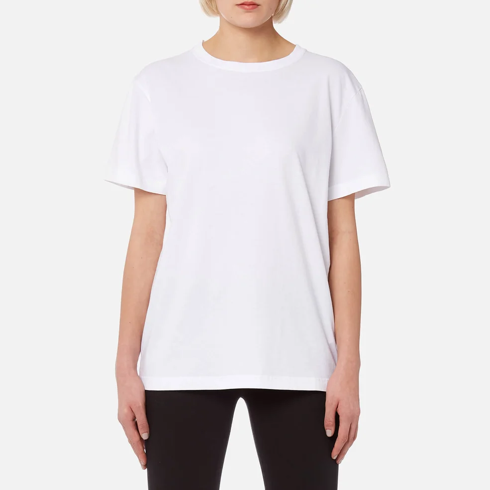 Helmut Lang Women's Ring Detail T-Shirt - White Image 1