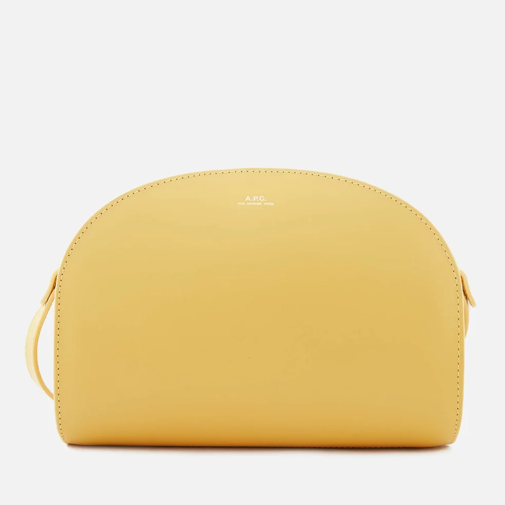 A.P.C. Women's Demi Lune Bag - Yellow Image 1