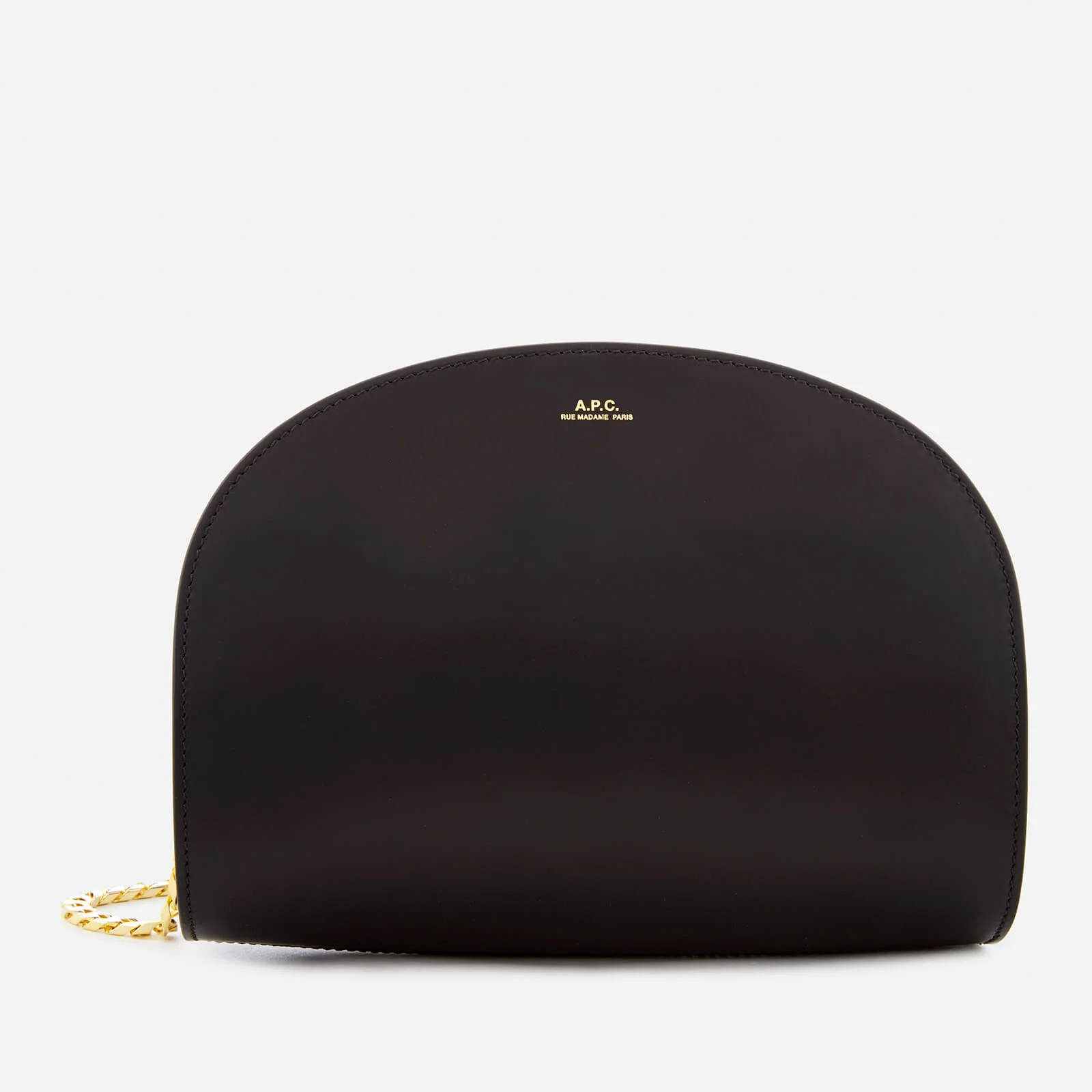 A.P.C. Women's Luna Bag with Gold Chain - Black Image 1