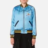 Coach Women's Reversible California Varsity Jacket - Blue/Black Multi - Image 1
