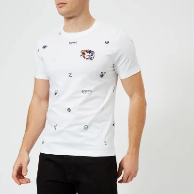KENZO Men's All Over Icon T-Shirt - White