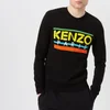 KENZO Men's Crew Neck Retro Logo Knitted Jumper - Black - Image 1