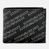 Emporio Armani Men's Small Bi-Fold Coin Wallet - Lavagna/Nero - Image 1