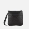 Emporio Armani Men's Big Flat Messenger Bag - Black - Image 1