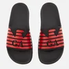Emporio Armani Men's Slide Sandals - Black/Red - Image 1