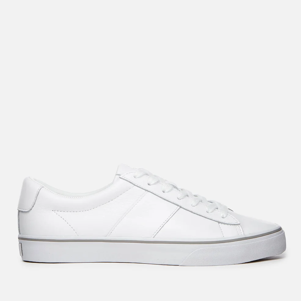 Polo Ralph Lauren Men's Sayer Leather Trainers - RL White Image 1