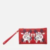 Furla Women's Babylon Extra Large Envelope Clutch Bag - Red - Image 1