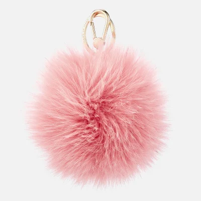 Furla Women's Bubble Pom Pom Keyring - Pink