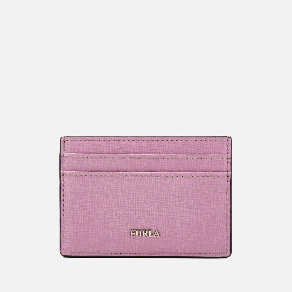 Furla Women's Babylon Small Credit Card Case - Pink Image 1