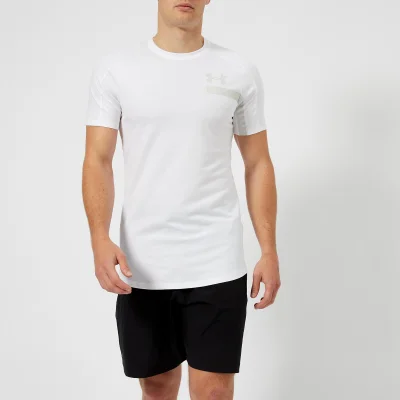 Under Armour Men's Perpetual Short Sleeve Graphic Top - White/Steel