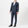 Emporio Armani Men's 2 Button Single Breasted Suit - Bleu - Image 1