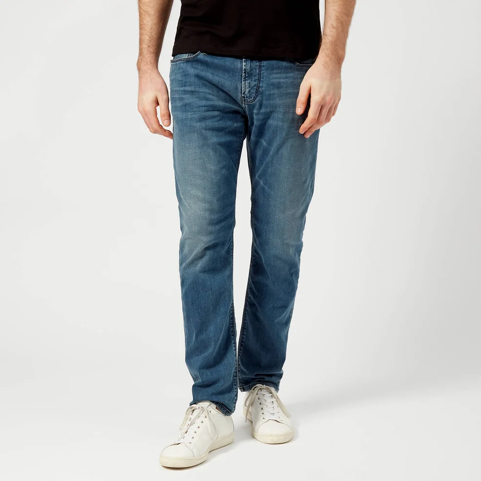 Emporio Armani Men's 5 Pocket Slim Jeans - Denim Blu Image 1