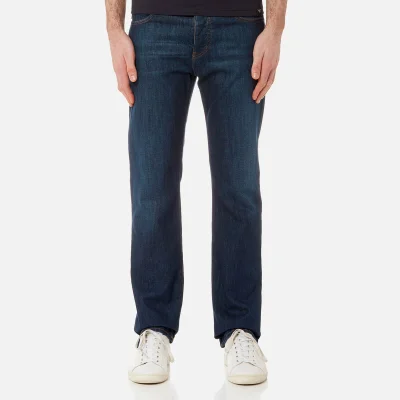 Emporio Armani Men's J21 5 Pocket Regular Fit Jeans - Blu