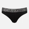 Calvin Klein Women's Logo Thong - Black - Image 1