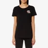 Karl Lagerfeld Women's Ikonik Emoji Karl T-Shirt - Black - Image 1