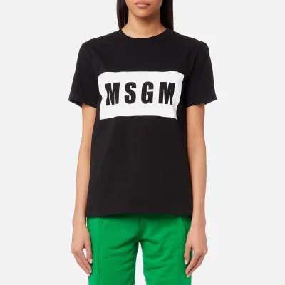 MSGM Women's Logo T-Shirt - Black
