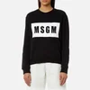 MSGM Women's Logo Sweatshirt - Black - Image 1