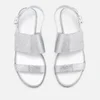 Melissa Women's Classy 19 Flat Sandals - Silver Glitter - Image 1